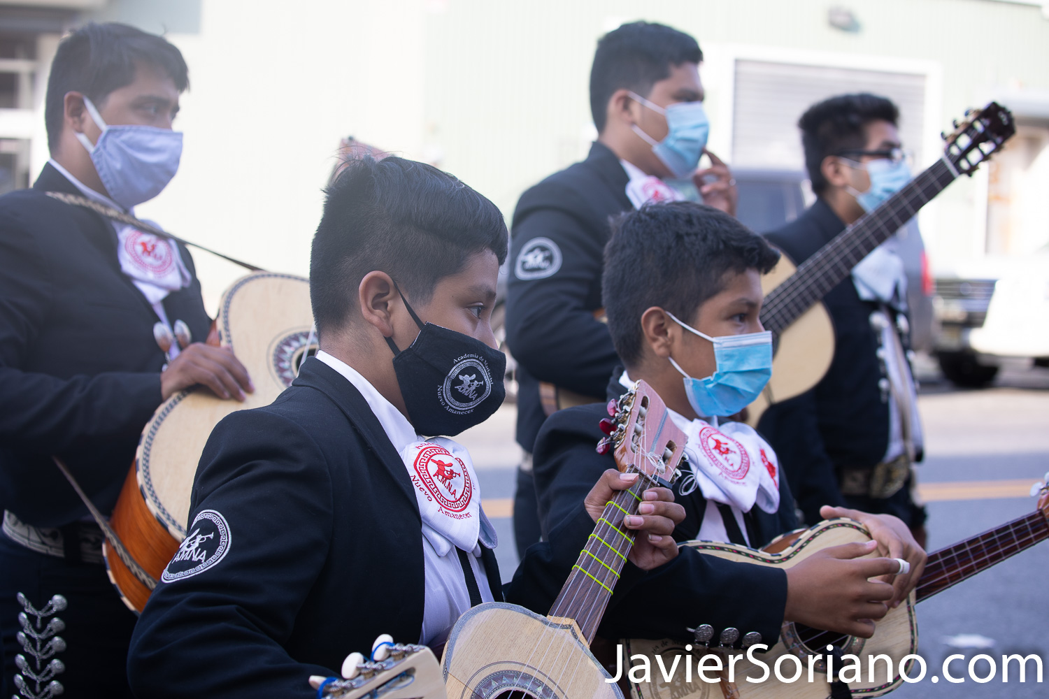 Jueves 16 de julio de 2020. Brooklyn, Ciudad de Nueva York – Manifestación para demandar justicia para José Antonio Barrera. El sábado 11 de julio de 2020, José Antonio fue atropellado por el conductor Kareem Denton. Médicos llevaron a Antonio al Centro Médico Maimónides, pero no pudo ser salvado. Kareem Denton fue dejado en libertad. Araceli Sanchez, viuda de José Antonio Barrera pide justicia para su esposo y su familia. La Academia De Mariachi Nuevo Amanecer de Queens interpretó varias canciones. Foto por Javier Soriano/www.JavierSoriano.com