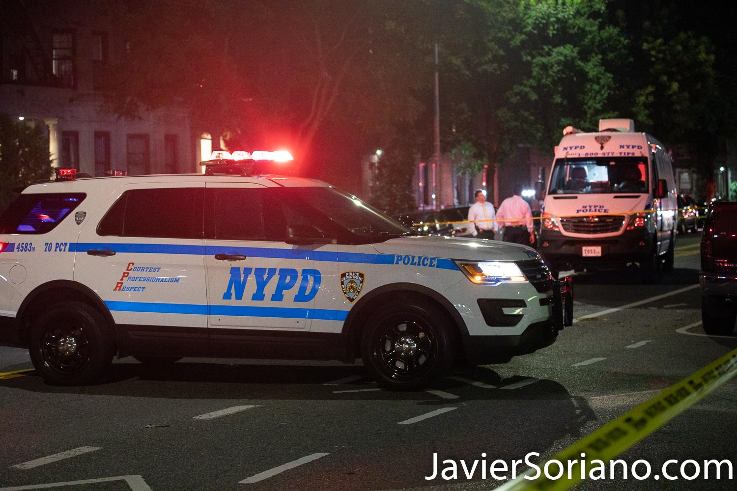 On Friday, August 14, 2020, Deshawn Reid was shot and killed in Flatbush, Brooklyn; New York City. Photo by Javier Soriano/www.JavierSoriano.com