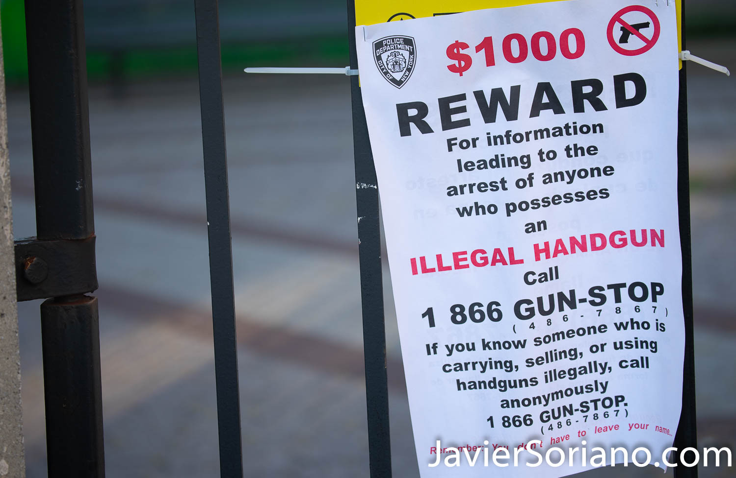 Thursday, August 20, 2020. Brooklyn, New York City – On Wednesday, August 19, 2020, Malcolm Amede was shot and killed on Ocean Ave and Woodruff Ave in Flatbush. The NYPD posted this flyer in the area. Photo by Javier Soriano/www.JavierSoriano.com