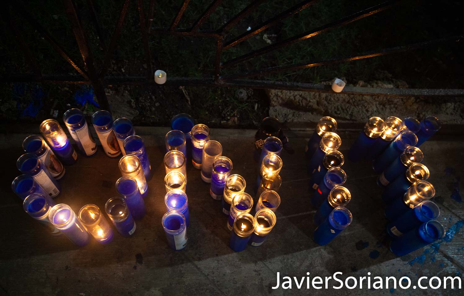 Friday, August 21, 2020. Brooklyn, New York City – On Friday, August 14, 2020, Deshawn Reid was shot and killed on Ocean Ave and Crooke Ave in Flatbush. This is a memorial in front of his apartment building. Deshawn’s artistic name was Shawn Onit. Photo by Javier Soriano/www.JavierSoriano.com
