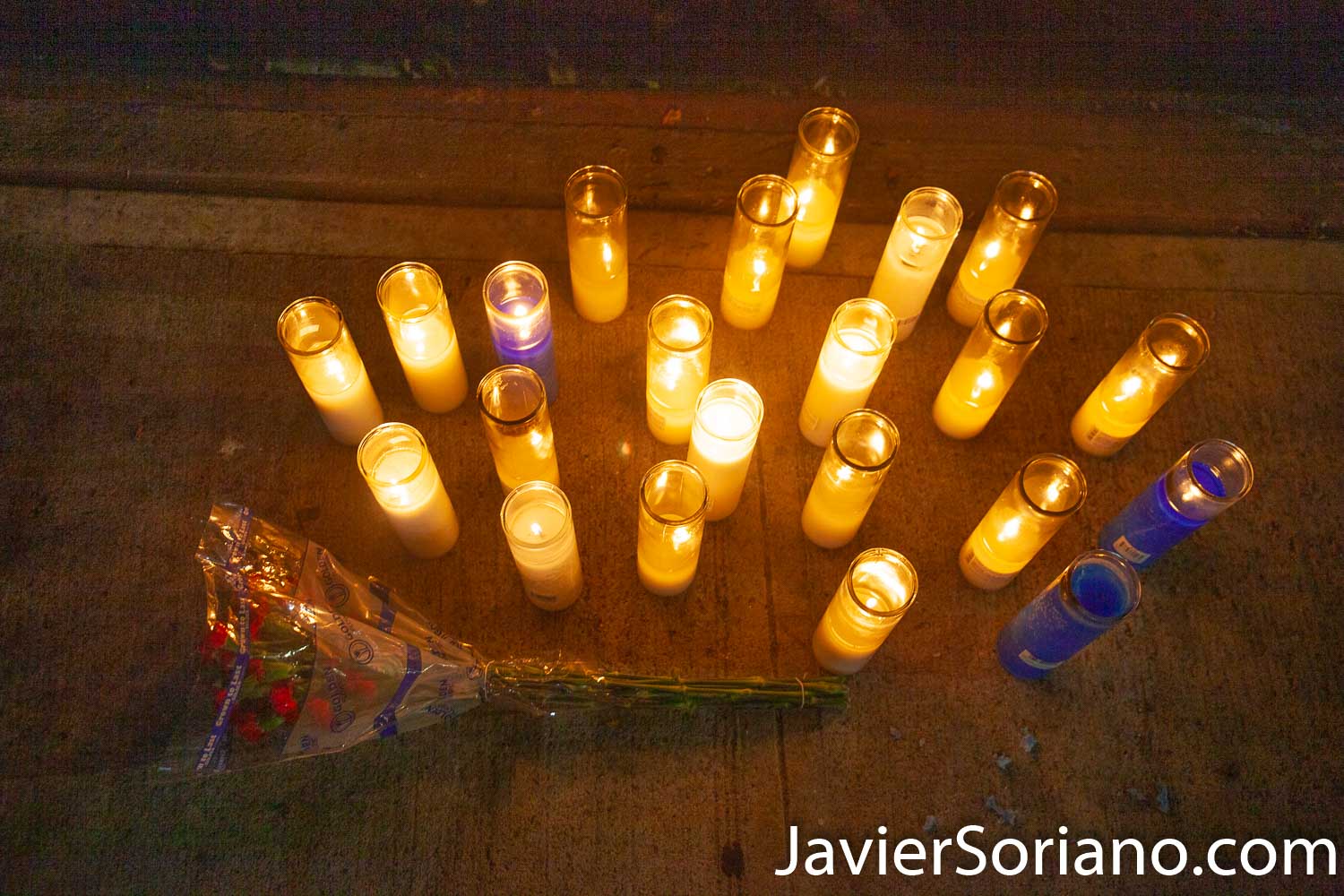 Friday, August 21, 2020. Brooklyn, New York City – On Wednesday, August 19, 2020, Malcolm Amede was shot and killed on Ocean Ave and Woodruff Ave in Flatbush. This is a memorial for Malcolm in the same corner where he was shot. Photo by Javier Soriano/www.JavierSoriano.com