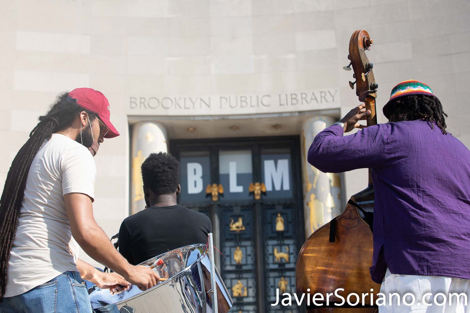Sunday, September 6, 2020. Brooklyn, New York City - “Community Carnival” at Grand Army Plaza in Brooklyn. The Wide Awakes and Large Up said: “We celebrate and honor the beauty and brilliance of Caribbean culture. As many of you all know, due to COVID-19, the annual West Indian Day parade is going virtual this year. With love and in solidarity, The Wide Awakes and Large Up are excited to amplify the voices of our Caribbean brothers and sisters with a fun filled day of unity and empowerment." Photo by Javier Soriano/www.JavierSoriano.com