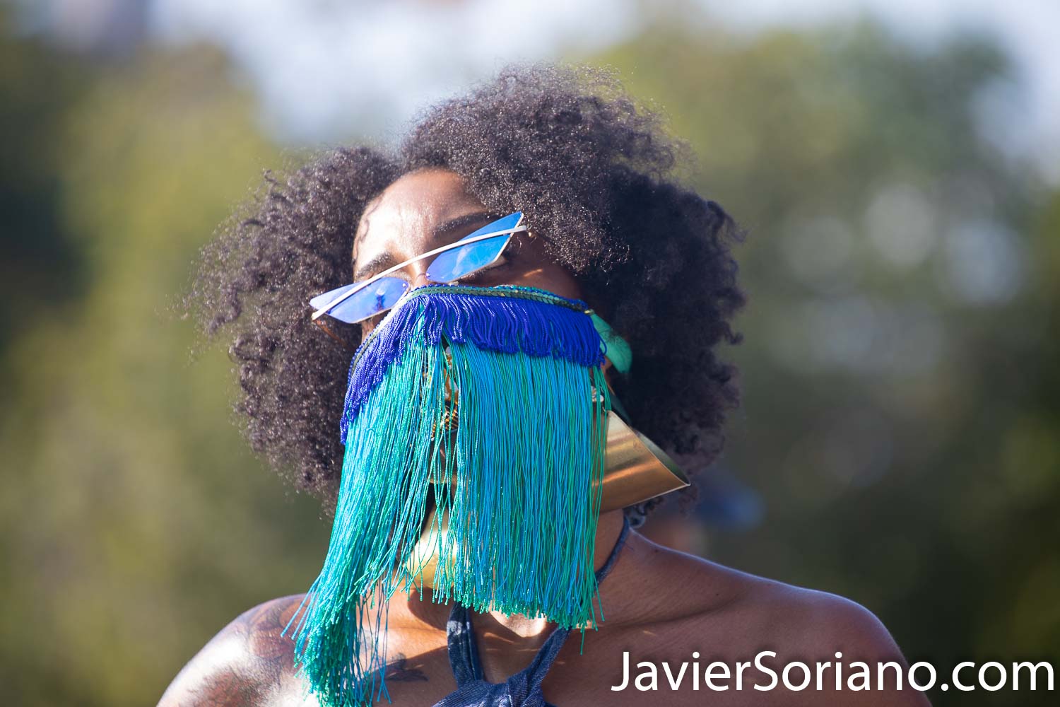 Sunday, September 6, 2020. Brooklyn, New York City - “Community Carnival” at Grand Army Plaza in Brooklyn. The Wide Awakes and Large Up said: “We celebrate and honor the beauty and brilliance of Caribbean culture. As many of you all know, due to COVID-19, the annual West Indian Day parade is going virtual this year. With love and in solidarity, The Wide Awakes and Large Up are excited to amplify the voices of our Caribbean brothers and sisters with a fun filled day of unity and empowerment." Photo by Javier Soriano/www.JavierSoriano.com
