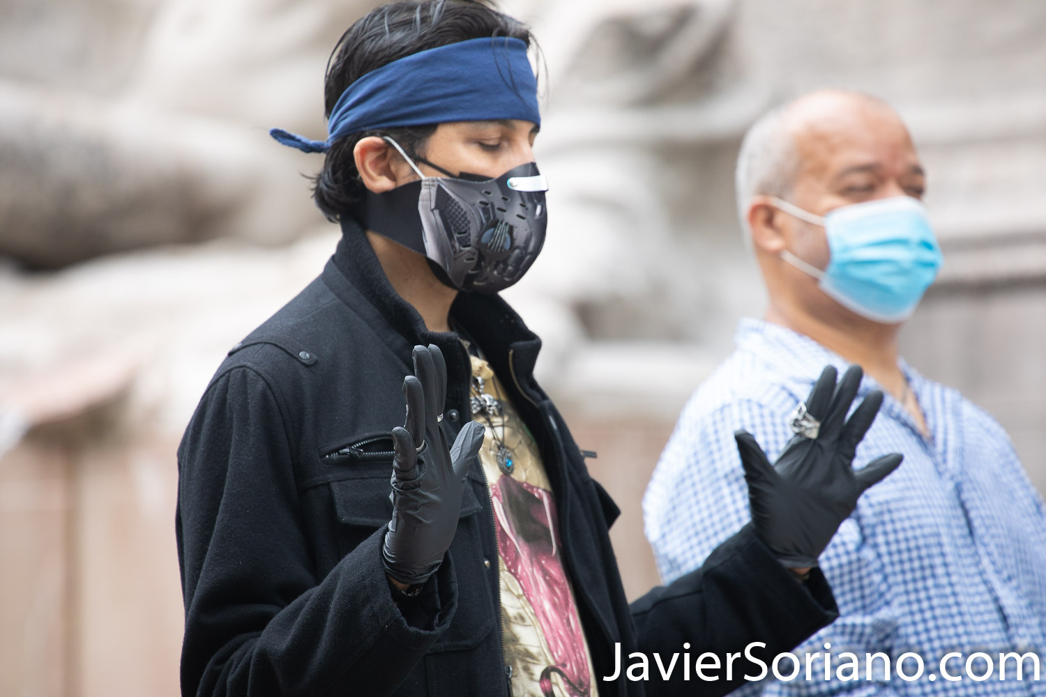 Sunday, October 11, 2020. Manhattan, New York City - 13th Annual Indigenous Day of Remembrance. Instead of celebrating Día de la Raza or Columbus Day, we celebrate Indigenous Peoples’ Day. Photo by Javier Soriano/www.JavierSoriano.com