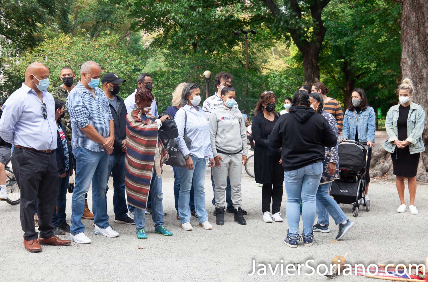 Sunday, October 11, 2020. Manhattan, New York City - 13th Annual Indigenous Day of Remembrance. Instead of celebrating Día de la Raza or Columbus Day, we celebrate Indigenous Peoples’ Day. Photo by Javier Soriano/www.JavierSoriano.com
