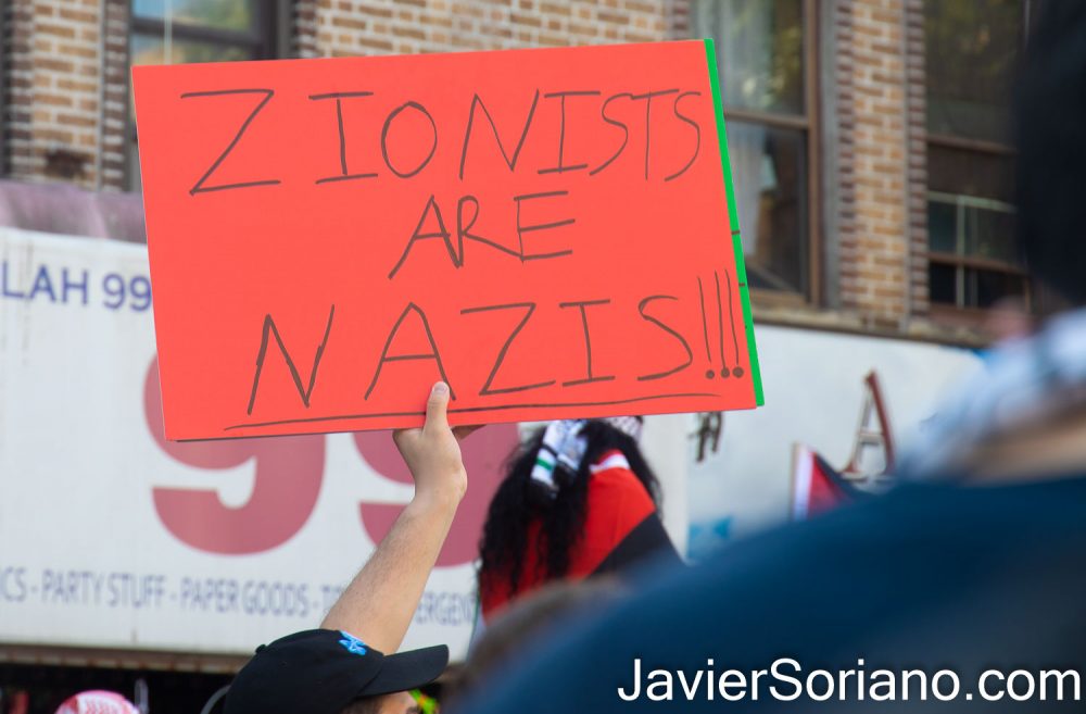Saturday, May 15, 2021. New York City – Thousands of Palestinians and their allies gathered in Bay Ridge, Brooklyn for the demonstration: “NAKBA 73: DEFEND PALESTINE FROM THE RIVER TO THE SEA.” After the rally in Bay Ridge, they marched through different streets in Brooklyn. The march ended in Sunset Park, in the same borough of Brooklyn. Photo by Javier Soriano/www.JavierSoriano.com