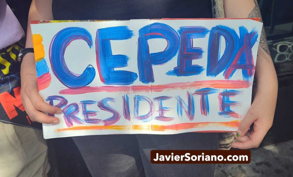 Sábado 6 de junio de 2026. Lenapehoking ocupado (ciudad de Nueva York) – La movilización en apoyo al senador y candidato a la presidencia de Colombia, Iván Cepeda Castro, y a la senadora y candidata a la vicepresidencia de Colombia, Aida Marina Quilcué Vivas, en Jackson Heights, Queens; ciudad de Nueva York, tuvo lugar el 6 de junio de 2026. Foto por Javier Soriano/www.JavierSoriano.com. Saturday, June 6, 2026. Occupied Lenapehoking (New York City) – The rally in support of senator and candidate for president of Colombia, Iván Cepeda Castro, and senator and candidate for vice president of Colombia, Aida Marina Quilcué Vivas, in Jackson Heights, Queens, New York City, was on June 6, 2026. Photo by Javier Soriano/www.JavierSoriano.com.