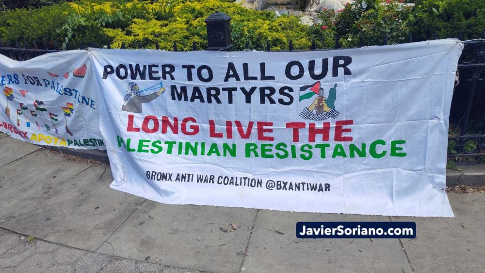 Saturday, June 20, 2026. Lenapehoking (New York City). – The rally and march “THE PEOPLE’S PRIDE” in the Bronx, New York City, was organized by Bronx Anti-War, on June 20, 2026. Photo by Javier Soriano/www.JavierSoriano.com.

Sábado 20 de junio de 2026. Lenapehoking (ciudad de Nueva York). – El mitin y la marcha “THE PEOPLE’S PRIDE” en el Bronx, ciudad de Nueva York, fueron organizados por Bronx Anti-War, el 20 de junio de 2026. Foto de Javier Soriano/www.JavierSoriano.com.
